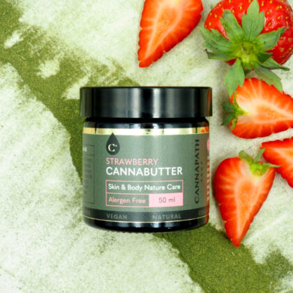 strawberry cannabutter