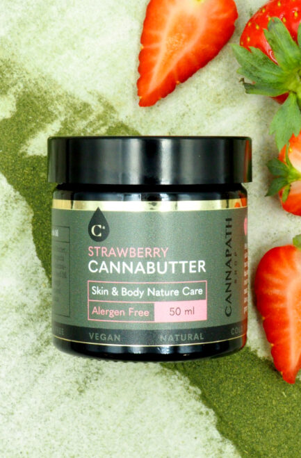 strawberry cannabutter