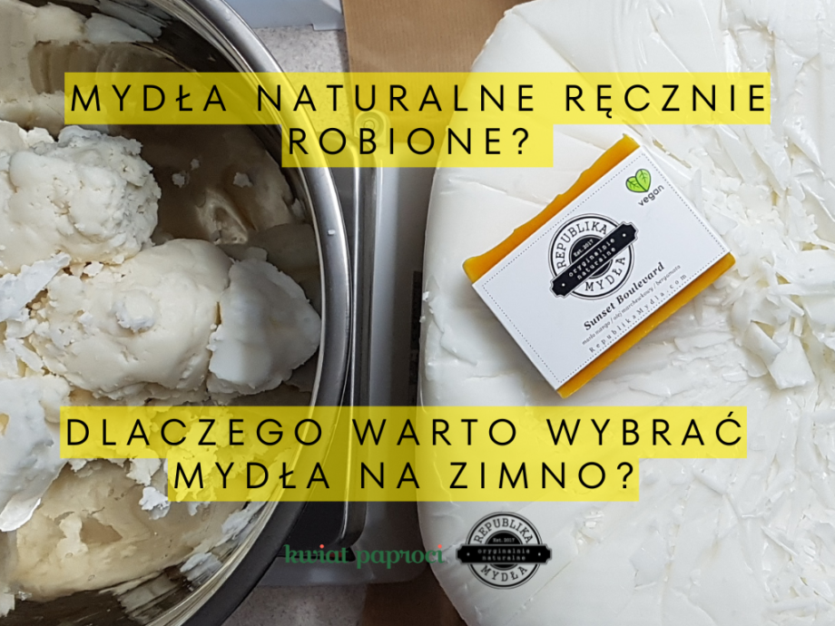 mydła ręcznie robione republika mydła w tle mydło na maśle i oleju kokosowym, rzemieślniczy charakter produktu