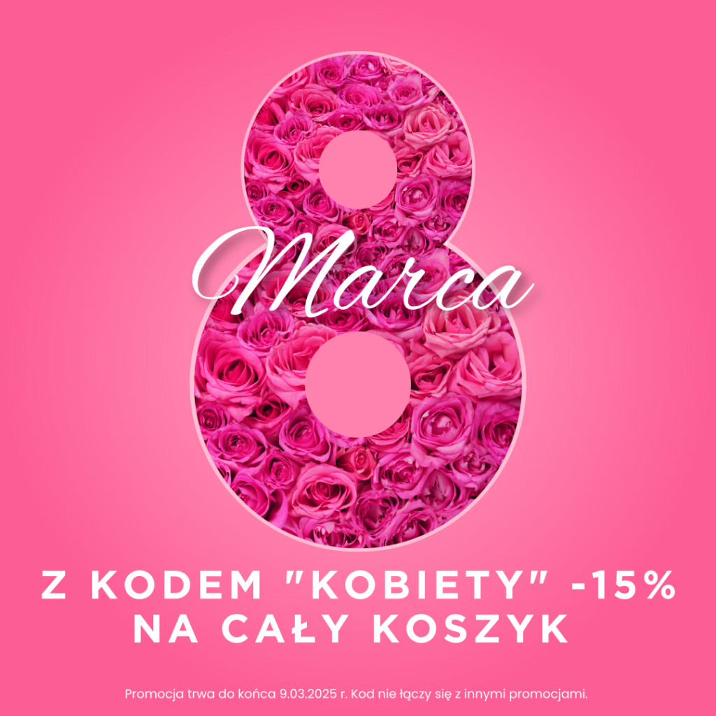 Z kodem "KOBIETY" -15% na cały koszyk